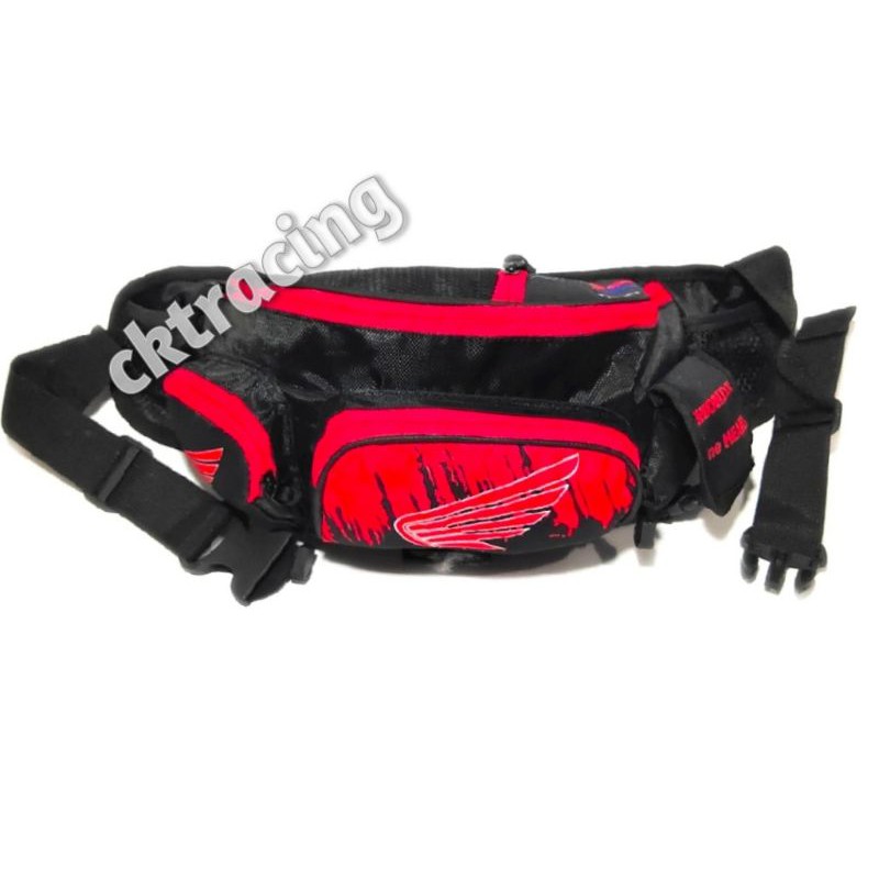 tas selempang pinggang waist bag touring cross trail adventure Honda