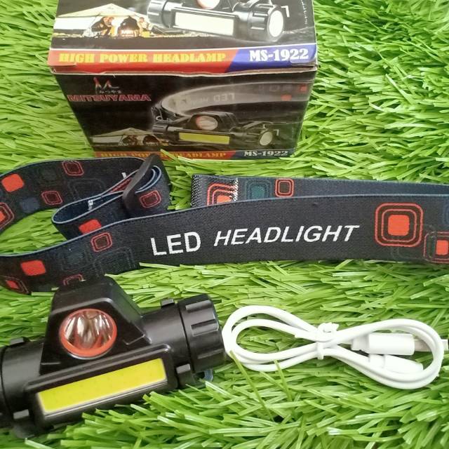 Senter Kepala Charger USB -  Mitsuyama 1922