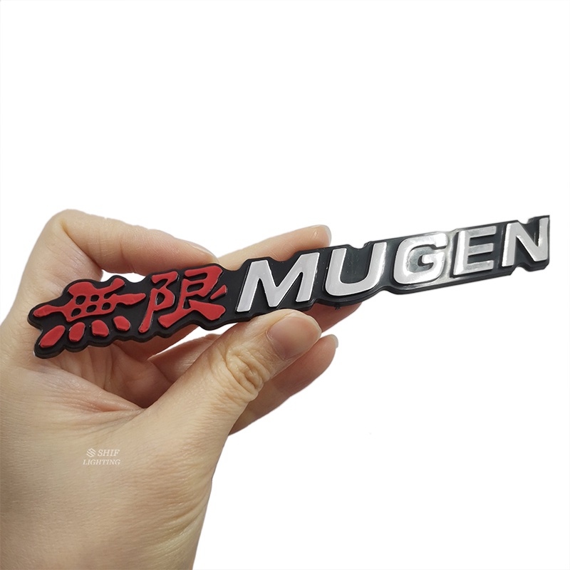 1pc Stiker Emblem Logo MUGEN Bahan ABS Untuk Dekorasi Mobil HONDA MUGEN