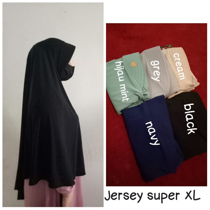 hijab instan jersey super