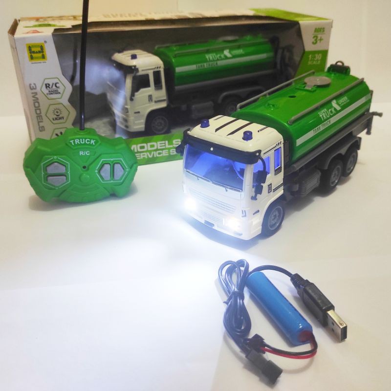 RC MOBIL TRUCK TANGKI l mainan anak remote control truck tanker