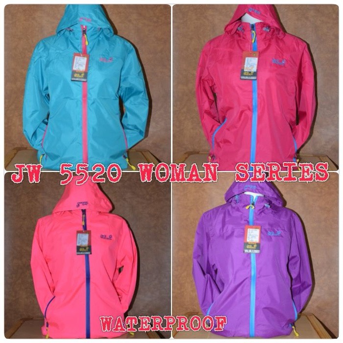 Jaket Gunung Jack Wolfskin 5520 Woman Series Waterproof
