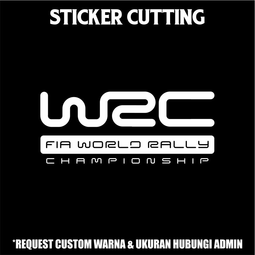 Sticker Cutting WRC Fia World Rally