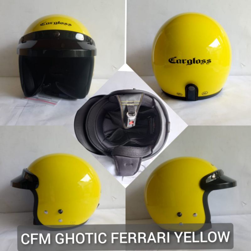 HELM CARGLOSS CFM &quot;ORI&quot; - FERRARI YELLOW METALIC