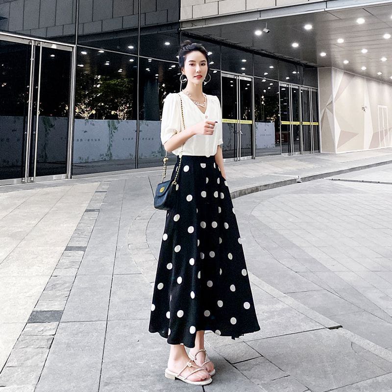 Rok Polkadot Payung Wanita Dewasa Produk Original