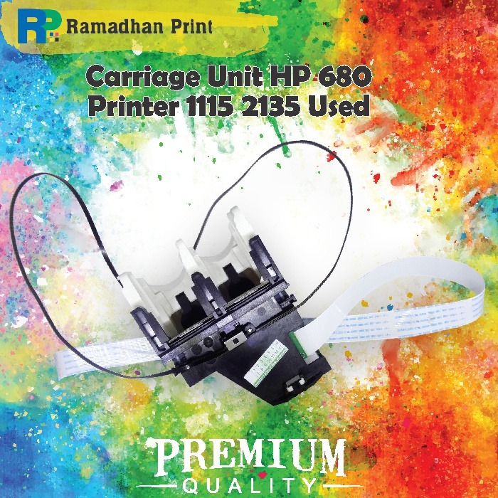 Home Cartridge HP 680, Carriage Unit Printer HP Deskjet 2135 2130 Used