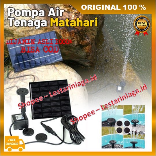 [BISA COD] Pompa Air Tenaga Surya Pompa Celup Tenaga Surya 100% ORIGINAL ASLI