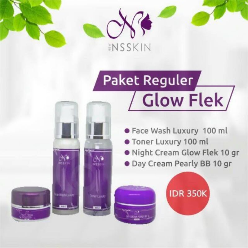 Nsskin paket reguler glow flek
