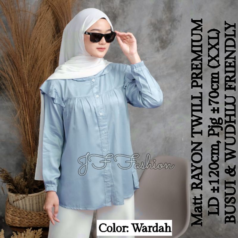 Blouse LD±120cm (XXL) RAYON TWILL PREMIUM //JF5055-Wardah, Rempel TWILL