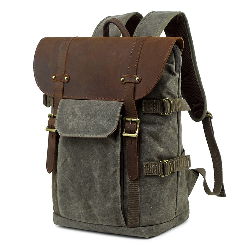 Tahan Lama Fotografi Tas Kamera SLR Kamera Tas Ransel Tahan Air Kapasitas Besar Kanvas gital Outdoor