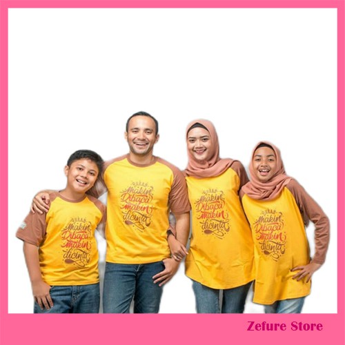 KAOS KELUARGA SARIMBIT//KAOS KELUARGA COUPLE MUSLIM//MUSLIM COOL COUPLE FAMILY