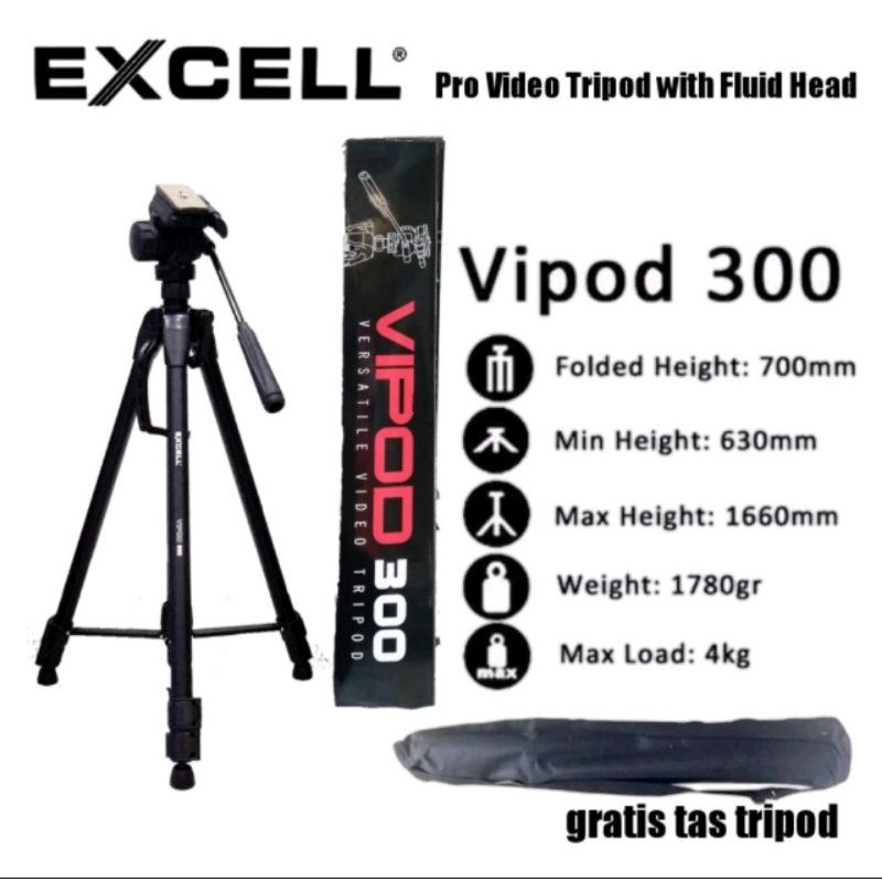 Tripod Excell Vipod 300