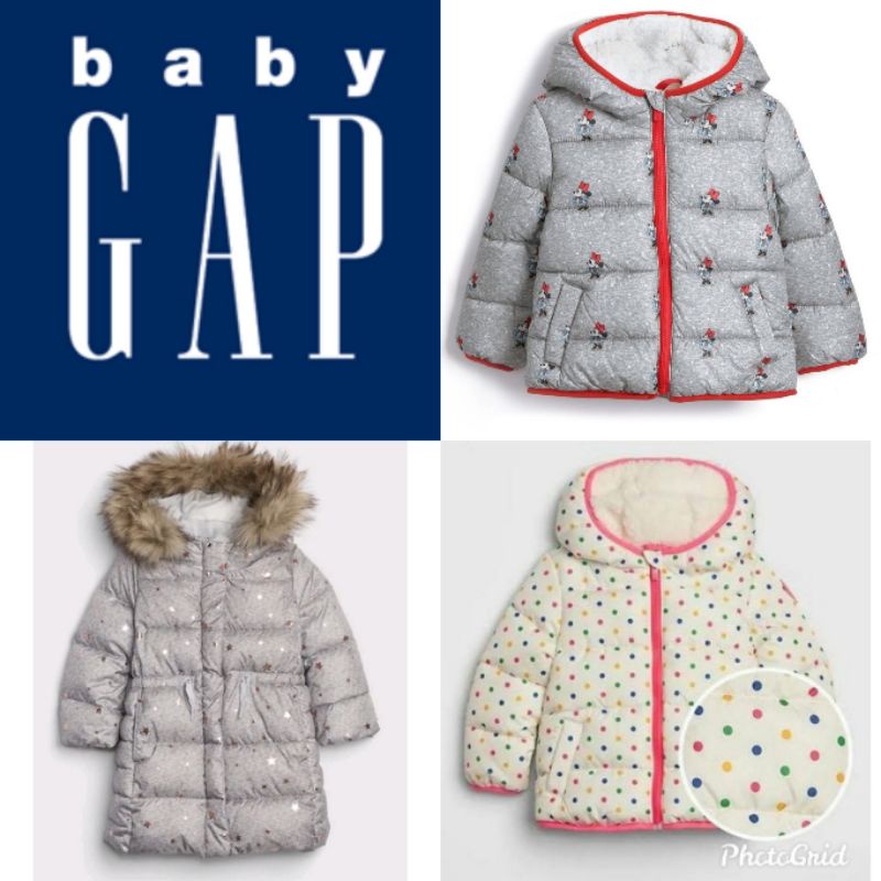 jaket winter anak disney baby gap original size 12-18 bulan / jaket bulu tebal anak baby gap