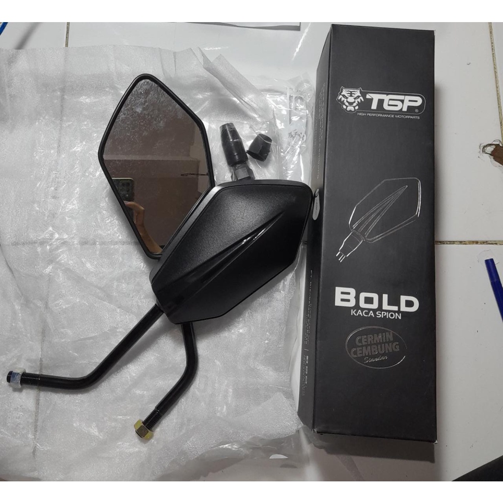 Mirror Assy TGP Kaca spion TGP Bold Yamaha Hitam
