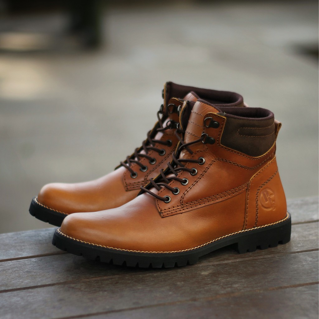 PENTATONIC LIGHT |FORIND x Reyl| Sepatu Kulit Asli Safety Boot Vintage Klasik Besi Original Footwear