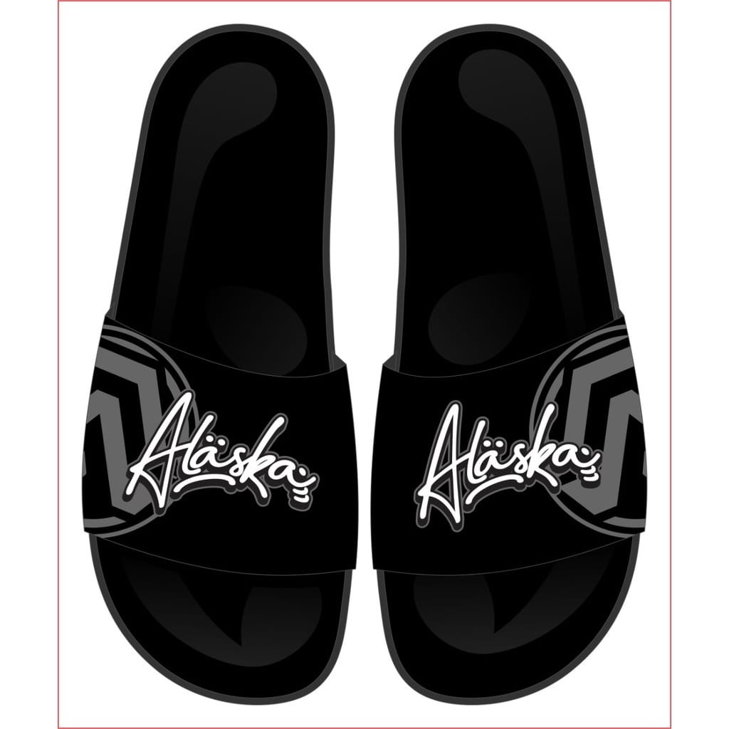 Sandal Slide Pria Dewasa LOGO Classic Original ALASKA Terbaru