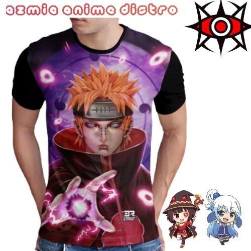 kaos printing anime Naruto Pain ART