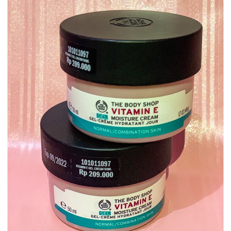 Jual The Body Shop New Vitamin E Gel Cream Moisturizer 50mL Shopee