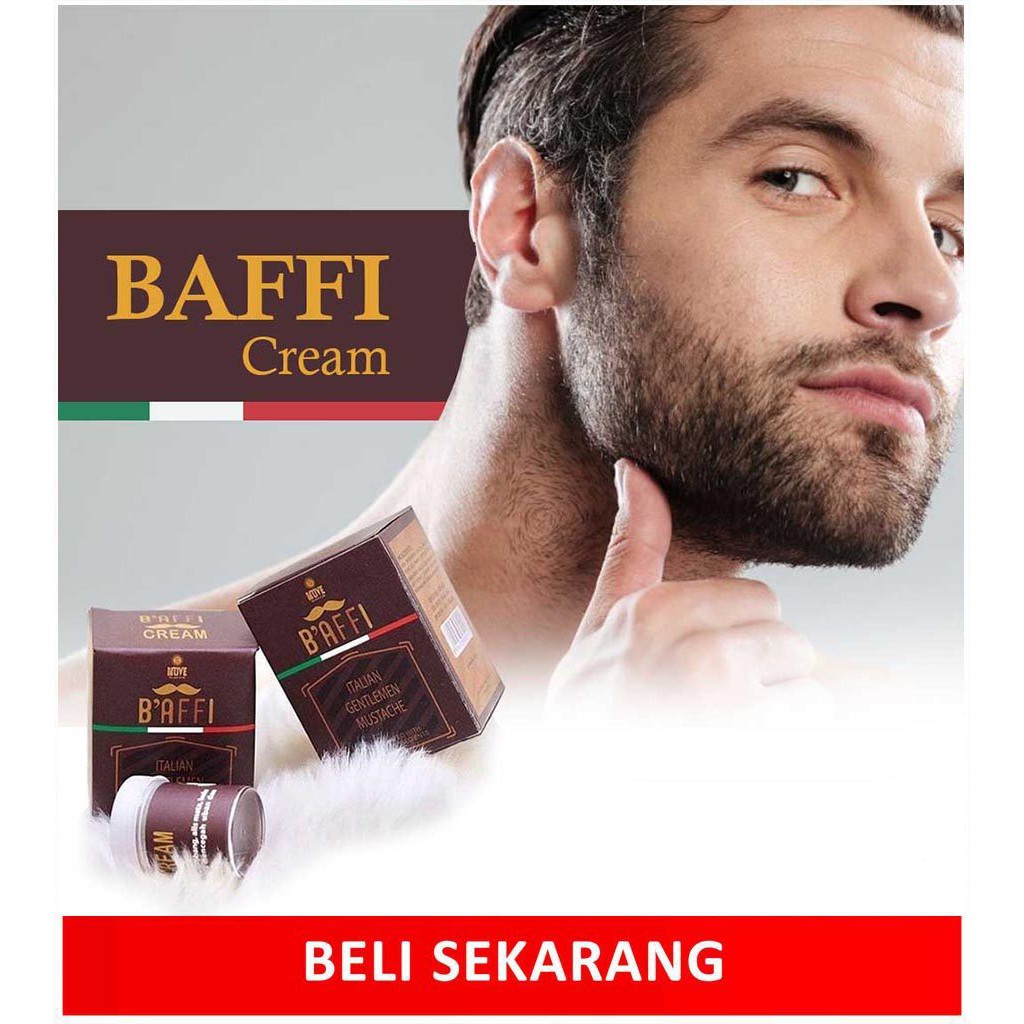 [COD] Cream Penumbuh Bulu Kumis Jenggot Jambang Brewok Bulu Dada Alis Mata Bulu Tangan Kaki AMPUH dalam 2 Minggu - Bafft Cream 20 Gram