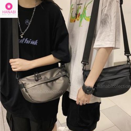 HANABI - Tas selempang unisex BOXY tas ootd / tas casual