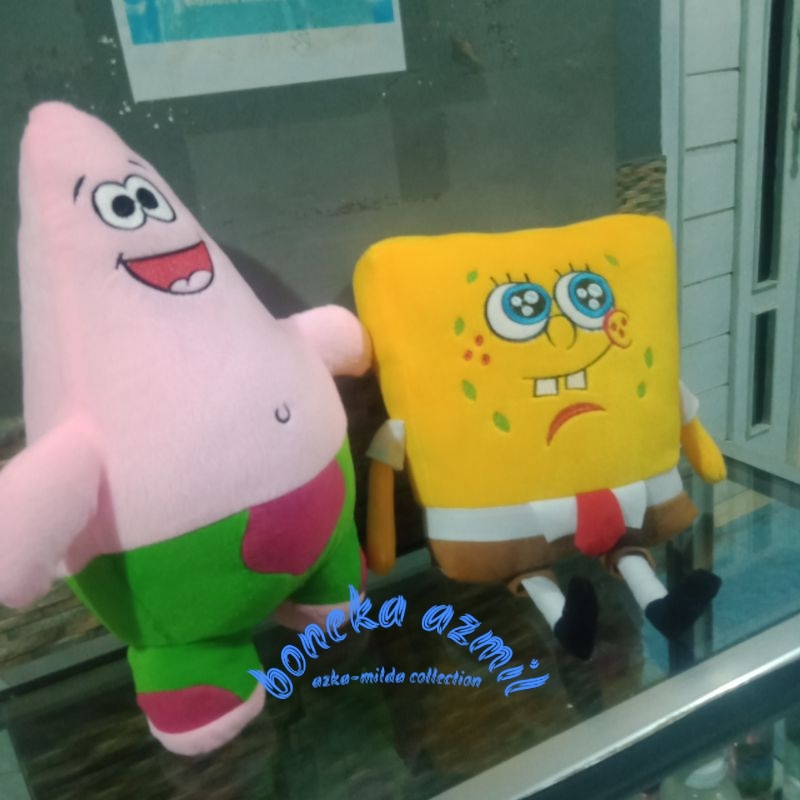 Boneka spongebob patrick/ sepasang