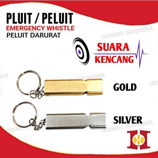 Gantungan Kunci Peluit Pluit Outdoor Emergency Whistle Keychain