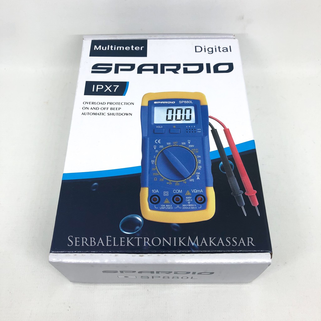 Multi Tester Avometer Multimeter Digital Spardio SP-880L