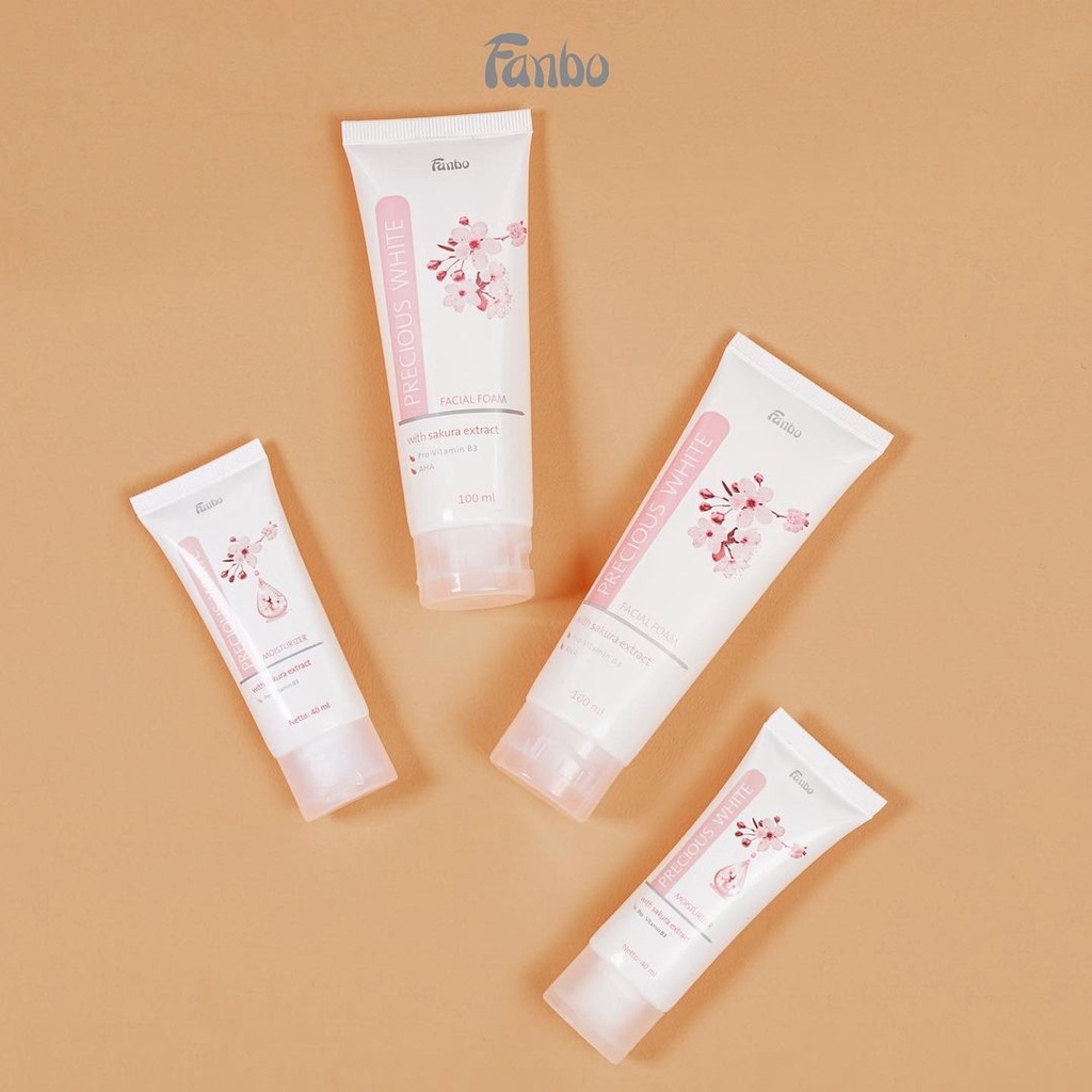 FANBO Precious White Series | Moisturizer | Foam | Toner | Milk Cleanser