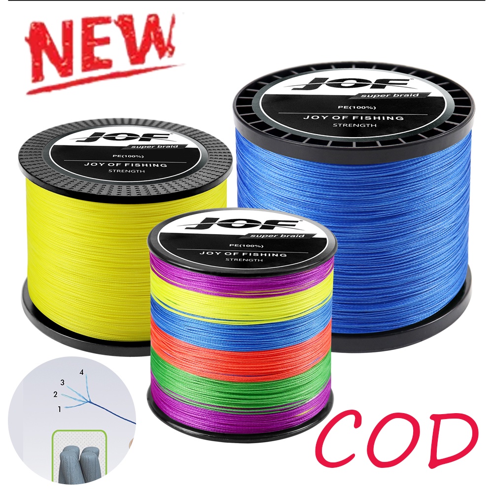 Senar Pancing X4 Pe 100M Multifilamen 4 Untai Max Grag 8kg-30.2kg Pancing Panjang 100m Fishing Line  Pancing Senar 4X Fishing Gear Fishing Lover Saltwater Freshwater Bass