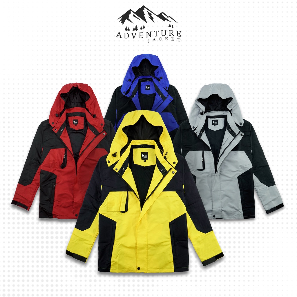 Jaket Pria Parasut Original Jaket Motor Casual Tahan Angin Adventure