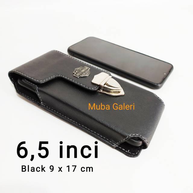 DOMPET HP PRIA UKURAN MAXIMAL 6 ,5 INCI SINTETIS 1,SLOT