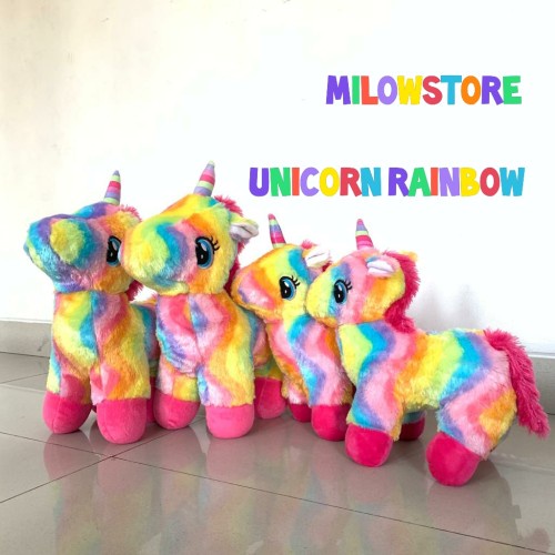 BONEKA KUDA PONI RAINBOW / BONEKA LITTLE PONY RAINBOW / BONEKA UNICORN RAINBOW