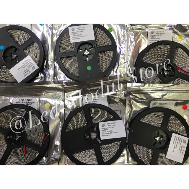 Led Flex strip 5050 ip65 (5meter) 12V