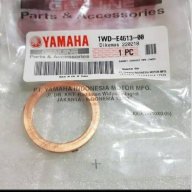 PAKING KNALPOT R25 R 25 ASLI ORI YAMAHA 1WD E4613 00