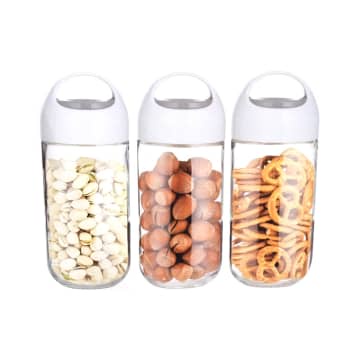 INFORMA Elemental Kitchen 900 Ml Set 3 Pcs Star Stoples Kaca