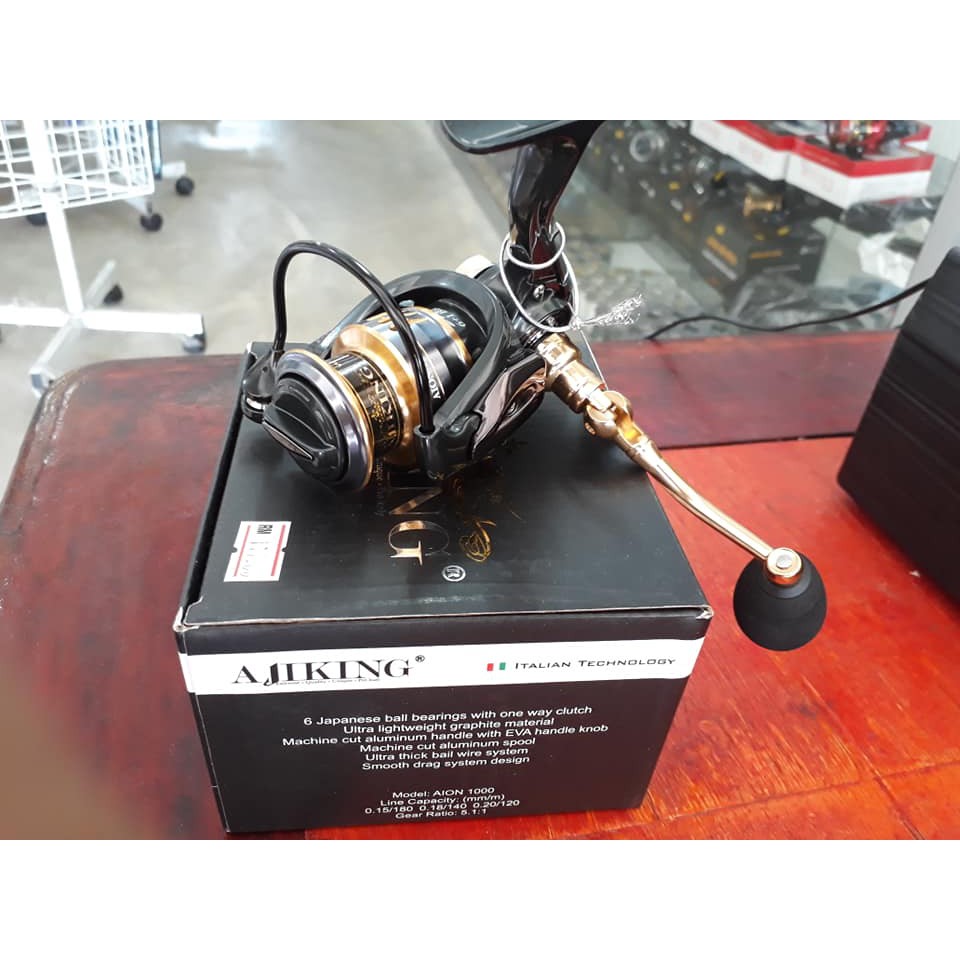 Reel Ajiking Aion 1000 Max drag 6kg