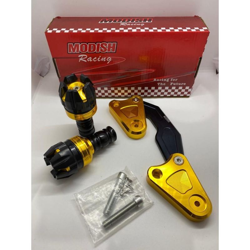 JALU KNALPOT FRAME SLIDER FULL CNC UNIVERSAL NMAX AEROX LEXI PELINDUNG KNALPOT Beat Aerox nmax vario 125 150