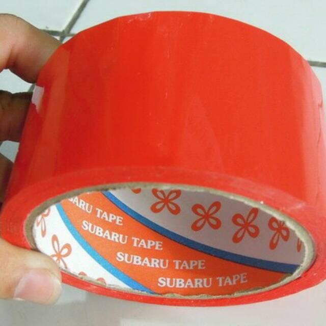 

Plakban Kain Merah 2' Subaru / Cloth Tape / Lakban Kain Merah 2'