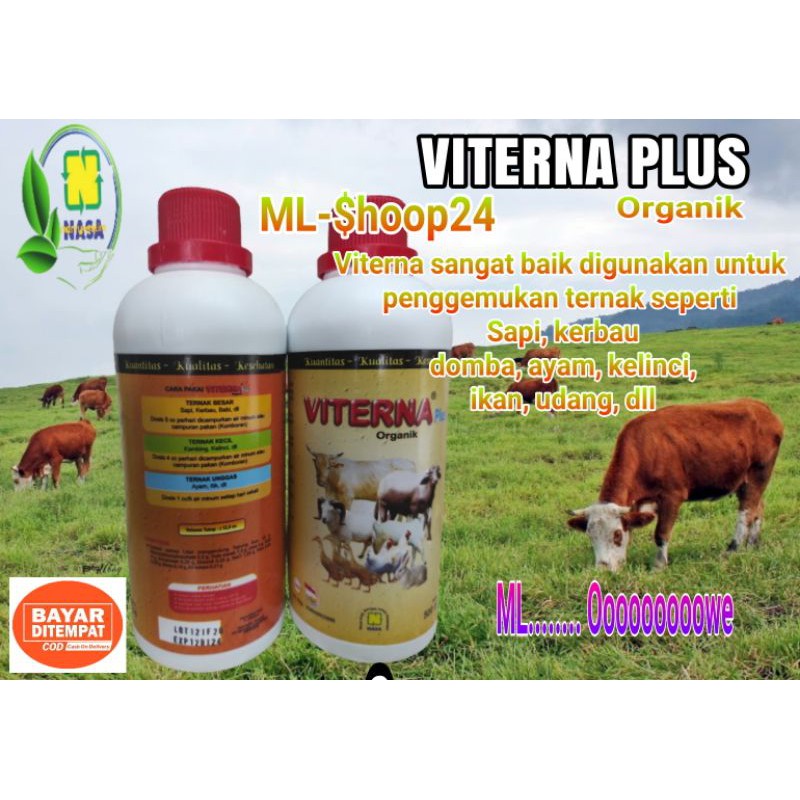 Viterna Plus Viterna Nasa Vitamin Ternak Dan Ikan Organik