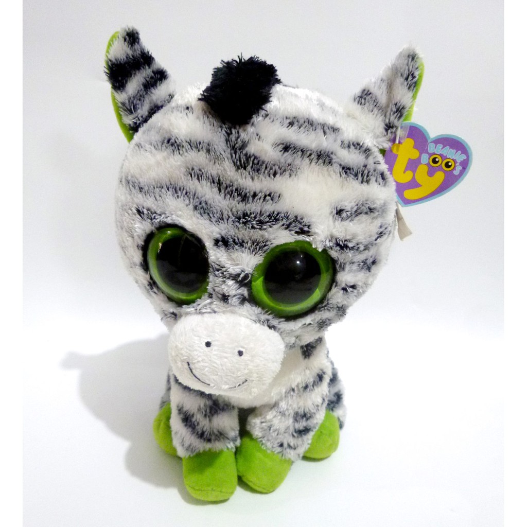 Boneka Zig Zag Zebra TY Beanies Boos Original Rare Plush Doll