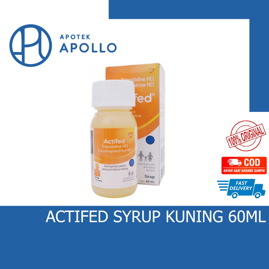 ACTIFED SYRUP KUNING 60ML