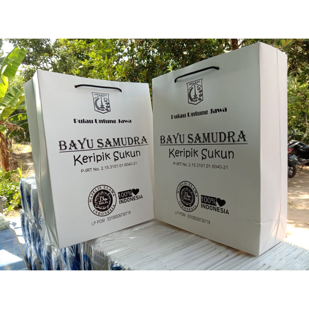 

Packaging paperbag, paperbag toko murah bahan ivory size P25 L8 T30