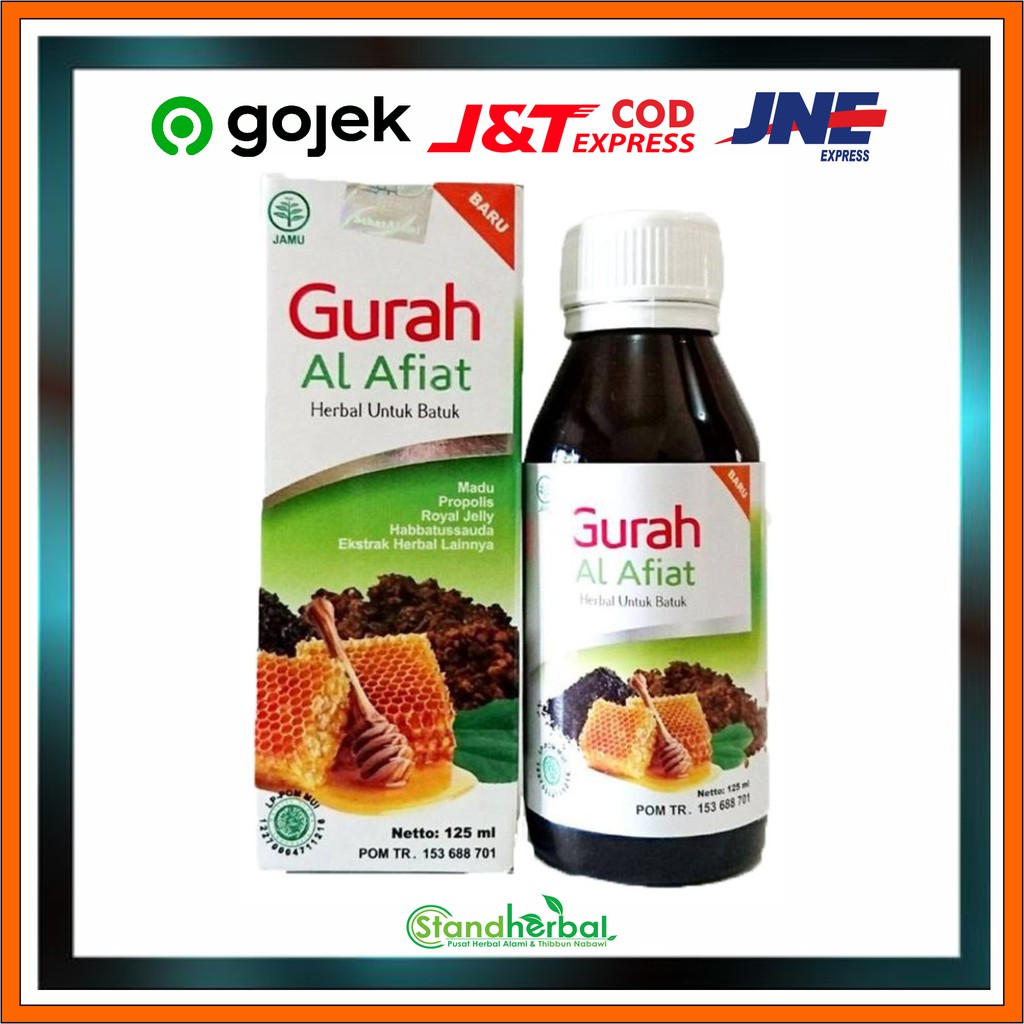 

herbal sirup flu dan batuk/ Sirup Gurah Al Afiat 125 ML/ Gurah sirup