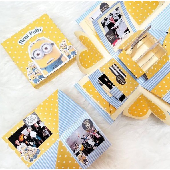 

Explosion Box (4) | Hadiah Unik | Kado Unik | Kado Wisuda | Kado Ulang Tahun | Kado Anniversarry