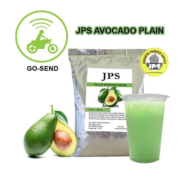 

Bubuk Minuman Avocado Plain Powder JPS Tanpa Gula