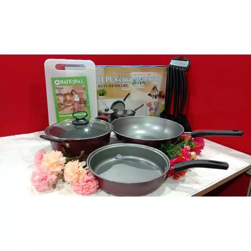 panci set sinda /11 cookware set