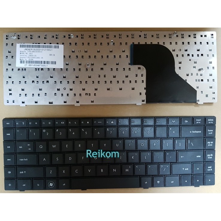 KEYBOARD KIBOT KEIBOARD LAPTOP NOTEBOOK HP COMPAQ 620 621 625 CQ621 CQ620 CQ625 BLACK HITAM BARU NEW