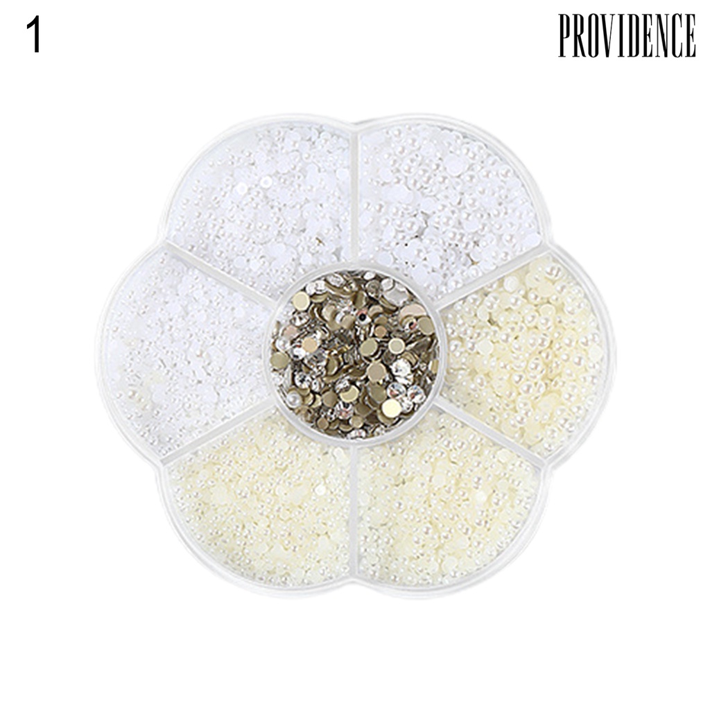 Providence 1Box Manicure Decoration Universal Wide Application Resin Nail Art Accessories Pearl Sequins for Photography