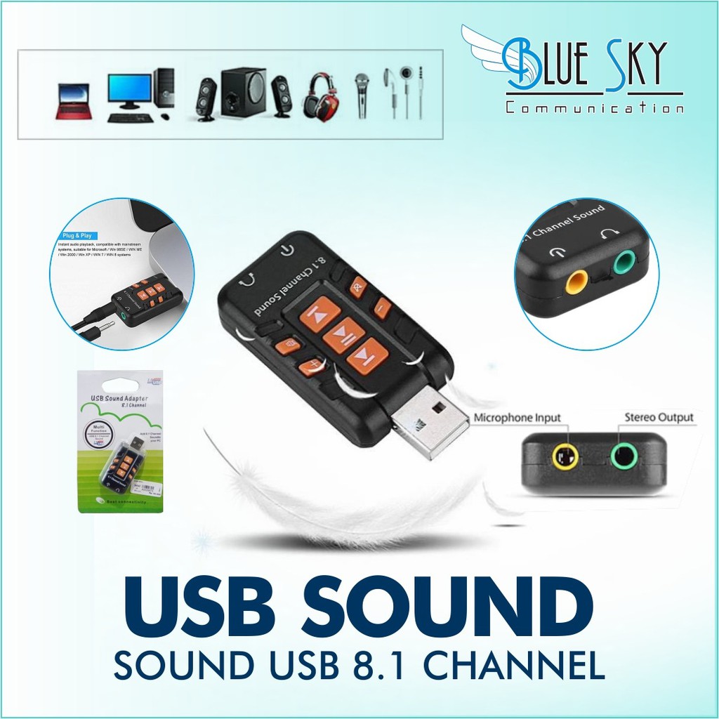 SOUND USB 8.1 SOUND CARD