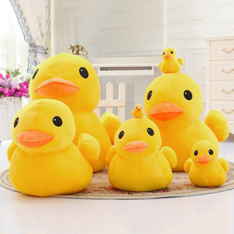 Mary Boneka Bebek Kuning Bahan Plush Untuk Dekorasi Sofa / Hadiah Ulang Tahun Anak